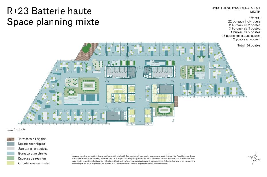 Bureau La Défense 1722m² Location bureau Courbevoie Hauts-de-Seine OLBUR2100517 21